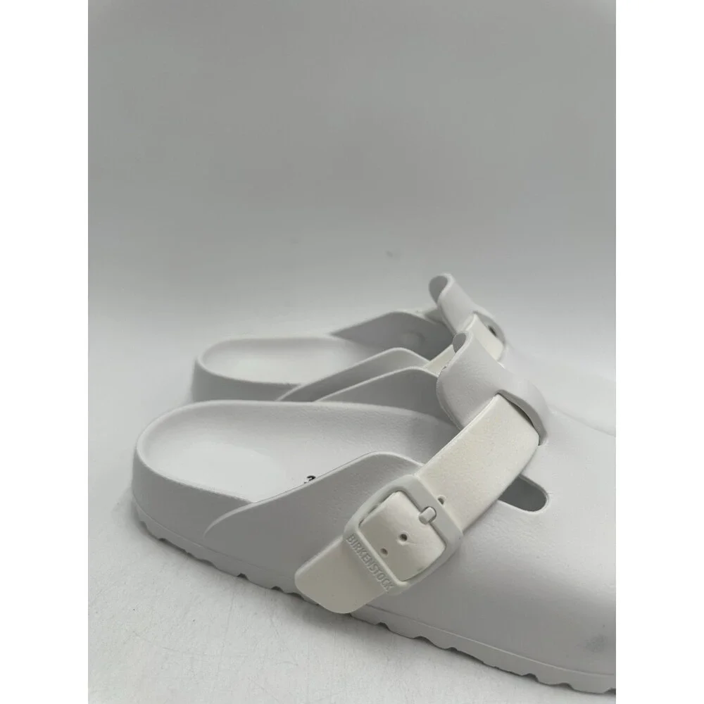 Birkenstock Boston EVAS NEW Men's Regular Fit Sandal Color White Multiple Sizes